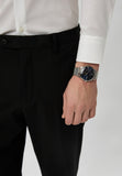 Emporio Armani Minimalist Quartz Blue Dial Silver Steel Strap Watch For Men - AR11571 Authentic Buy Shop Now