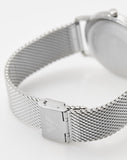 Emporio Armani Minimalist Quartz Green Dial Silver Mesh Bracelet Watch For Men - AR11578 Authentic Buy Shop Now