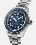 Tag Heuer Autavia Automatic Blue Dial Silver Steel Strap Watch for Men - WBE5116.EB0173 Authentic Buy Shop Now