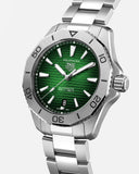 Tag Heuer Aquaracer Professional 200 Automatic Green Dial Silver Steel Strap Watch for Men - WBP2115.BA0627 Authentic Buy Shop Now