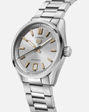 Tag Heuer Carrera Date Silver Dial Silver Steel Strap Watch for Women - WBN2310.BA0001 Authentic Buy Shop Now