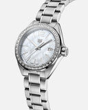 Tag Heuer Formula 1 Diamonds Mother of Pearl White Dial Silver Steel Strap Watch for Women - WBJ141A.BA0664 Authentic Buy Shop Now