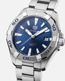 Tag Heuer Aquaracer Blue Dial Silver Steel Strap Watch for Men - WBD1112.BA0928 Authentic Buy Shop Now