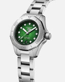 Tag Heuer Aquaracer Professional 200 Automatic Diamond Green Dial Silver Steel Strap Watch for Women - WBP2415.BA0622 Authentic Buy Shop Now