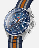 Tag Heuer Formula 1 Chronograph 43mm Blue Dial NATO Strap Watch for Men - CAZ1014.FC8196 Authentic Buy Shop Now