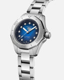 Tag Heuer Aquaracer Professional 200 Automatic Diamond Blue Dial Silver Steel Strap Watch for Women - WBP2411.BA0622 Authentic Buy Shop Now
