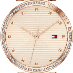 Tommy Hilfiger Lynn Quartz Rose Gold Dial Rose Gold Steel Strap Watch For Women - 1782237 Authentic Buy Shop Now