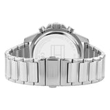 Tommy Hilfiger Mason Multifunction Black Dial Silver Steel Strap Watch For Men - 1791936 Authentic Buy Shop Now