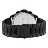 Tommy Hilfiger Classic Chronograph Black Dial Black Steel Strap Watch For Men - 1710494 Authentic Buy Shop Now