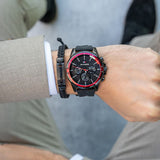 Tommy Hilfiger Mason Black Dial Black Rubber Strap Watch for Men - 1791793 Authentic Buy Shop Now