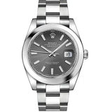 Rolex Datejust 41 Oyster Grey Dial Oystersteel Strap Watch for Men - M126300-0007 Authentic Buy Shop Now