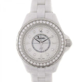 Chanel J12 Diamonds Quartz White Dial White Steel Strap Watch for Women - J12 H2572 Authentic Buy Shop Now