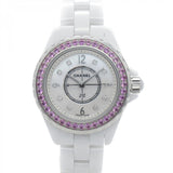 Chanel J12 Quartz Diamonds Mother of Pearl White Dial White Steel Strap Watch for Women - J12 H3243 Authentic Buy Shop Now