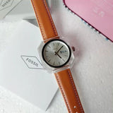 Fossil Candy White Dial Brown Leather Strap Watch for Women - ES3538 Authentic Buy Shop Now