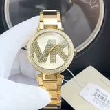 Michael Kors Parker Pave Gold Dial Gold Steel Strap Watch for Women - MK6659 Authentic Buy Shop Now