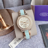 Fossil Stella Multifunction Gold Dial Two Tone Steel Strap Watch for Women - ES4757 Authentic Buy Shop Now
