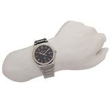 Salvatore Ferragamo F-80 Classic Black Dial Silver Steel Strap Watch for Men - SFDT02423 Authentic Buy Shop Now