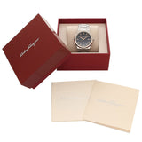 Salvatore Ferragamo F-80 Classic Black Dial Silver Steel Strap Watch for Men - SFDT02423 Authentic Buy Shop Now