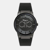 Salvatore Ferragamo Sapphire Black Dial Black Rubber Strap Watch for Men - SFHP00320 Authentic Buy Shop Now