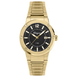 Salvatore Ferragamo F-80 Classic Black Dial Gold Steel Strap Watch for Men - SFHY00821 Authentic Buy Shop Now