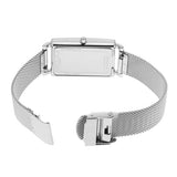 Armani Exchange Lola Quartz Silver Dial Silver Mesh Strap Watch For Women - AX5800 Authentic Buy Shop Now