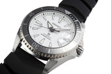 Seiko Shogun Prospex Titanium Divers Automatic White Dial Black Rubber Strap Watch For Men - SPB191J1 Authentic Buy Shop Now