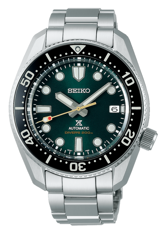 Seiko Prospex 140th Anniversary Limited Edition Automatic Scuba Divers Green Dial Silver Steel Strap Watch for Men - SPB207J1 Authentic Buy Shop Now