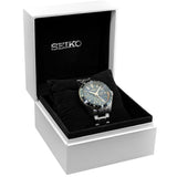 Seiko Presage Sharp Edged Series GMT Green Dial Silver Steel Strap Watch For Men - SPB219J1 Authentic Buy Shop Now