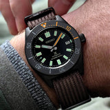 Seiko Prospex Black Series 1965 Limited Edition Black Dial Brown NATO Strap Watch For Men - SPB253J1 Authentic Buy Shop Now