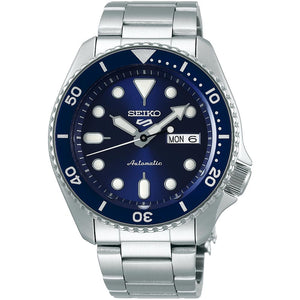 Seiko 5 Sports Automatic Analog Blue Dial Silver Steel Strap Watch For Men - SRPD51K1 Authentic Buy Shop Now