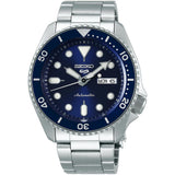 Seiko 5 Sports Automatic Analog Blue Dial Silver Steel Strap Watch For Men - SRPD51K1 Authentic Buy Shop Now