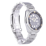 Seiko 5 Sports Automatic Black Dial Silver Steel Strap Watch For Men - SRPD57K1 Authentic Buy Shop Now