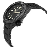 Seiko 5 Sports Automatic Black Dial Black Steel Strap Watch For Men - SRPD65K1 Authentic Buy Shop Now