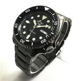 Seiko 5 Sports Automatic Black Dial Black Steel Strap Watch For Men - SRPD65K1 Authentic Buy Shop Now