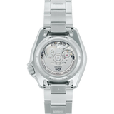 Seiko 5 Sports Double Hurricane Retro Orange Dial Silver Steel Strap Watch For Men - SRPK11K1 Authentic Buy Shop Now