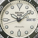 Seiko 5 Sports SKX Automatic Cream Dial Silver Steel Strap Watch For Men - SRPK31K1 Authentic Buy Shop Now
