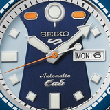 Seiko 5 Sports Honda Super Cub Limited Edition Blue Dial Two Tone NATO Strap Watch For Men - SRPK37K1 Authentic Buy Shop Now