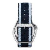 Seiko 5 Sports Honda Super Cub Limited Edition Blue Dial Two Tone NATO Strap Watch For Men - SRPK37K1 Authentic Buy Shop Now
