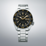 Seiko 5 Sport Automatic SKX Series Black Dial Silver Steel Strap Watch for Men - SRPK99K1 Authentic Buy Shop Now
