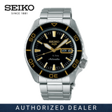 Seiko 5 Sport Automatic SKX Series Black Dial Silver Steel Strap Watch for Men - SRPK99K1 Authentic Buy Shop Now