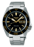 Seiko 5 Sport Automatic SKX Series Black Dial Silver Steel Strap Watch for Men - SRPK99K1 Authentic Buy Shop Now
