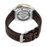 Seiko 5 Sports SKX GMT Automatic Mocha Black Dial Brown Leather Strap Watch For Men - SSK036K1 Authentic Buy Shop Now