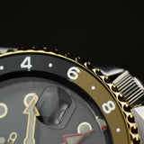 Seiko 5 Sports SKX GMT Automatic Mocha Black Dial Brown Leather Strap Watch For Men - SSK036K1 Authentic Buy Shop Now