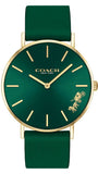 Coach Green Dial Green Leather Strap Watch for Women - 14503383 Authentic Buy Shop Now