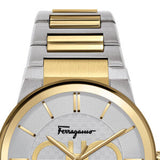 Salvatore Ferragamo Sapphire Silver Dial Two Tone Steel Strap Watch for Men - SFHP00520 Authentic Buy Shop Now