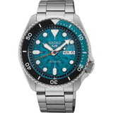 Seiko 5 Sports SKX Skeleton Green Dial Silver Steel Strap Watch For Men - SRPJ45K1 Authentic Buy Shop Now