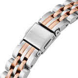 Michael Kors Lexington Three-Hand White Dial Two Tone Steel Strap Watch for Women - MK4817 Authentic Buy Shop Now
