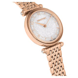 Swarovski Crystalline Wonder Silver Dial Rose Gold Steel Strap Watch for Women - 5656911 Authentic Buy Shop Now