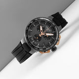 Tissot T Race Cycling Chronograph Black Dial Black Rubber Strap Watch For Men - T111.417.37.441.07 Authentic Buy Shop Now