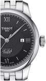 Tissot Le Locle Automatic Lady Black Dial Silver Steel Strap Watch For Women - T006.207.11.058.00 Authentic Buy Shop Now